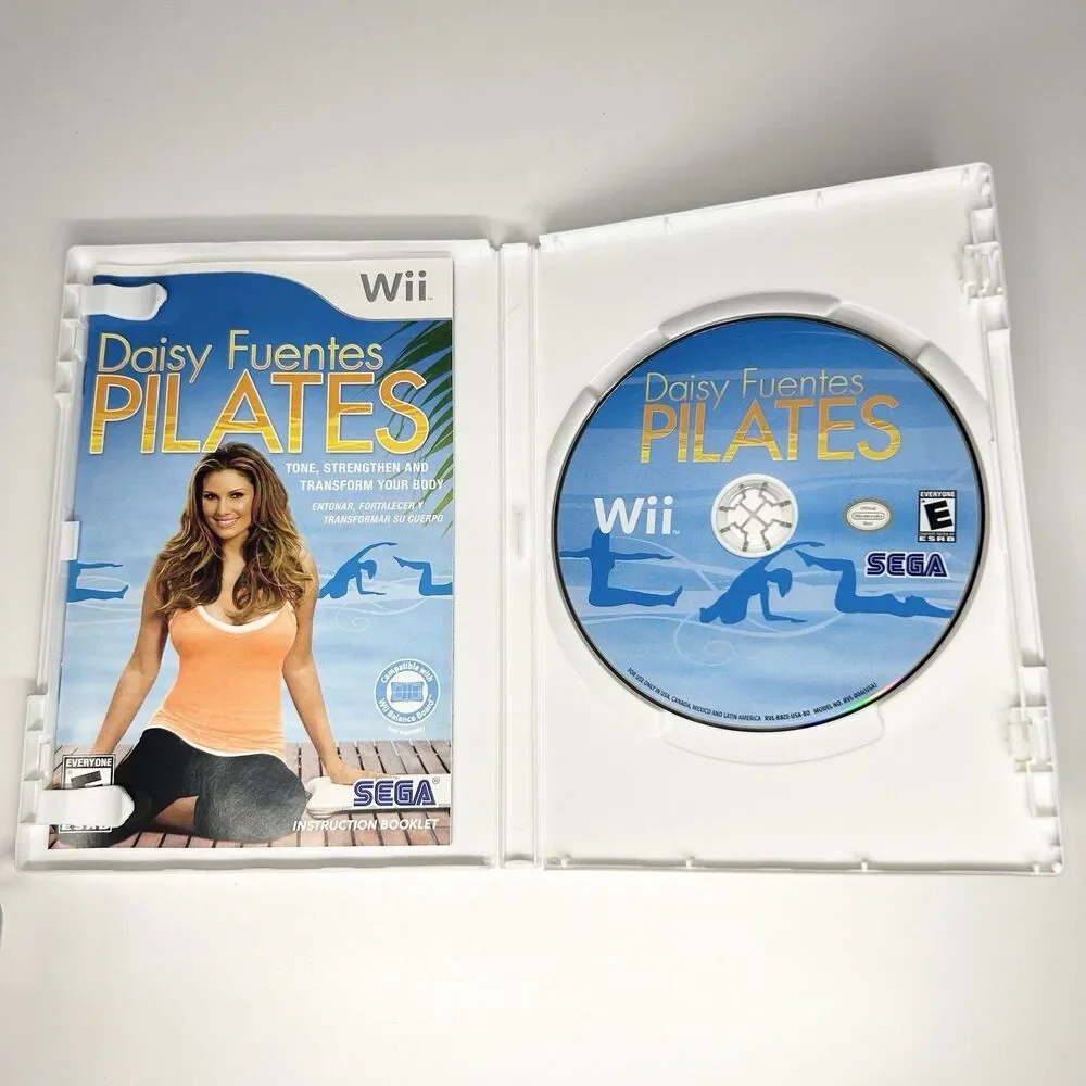 Daisy Fuentes Pilates - Nintendo Wii - Complete w/ Manual 2009 TESTED/WORKING